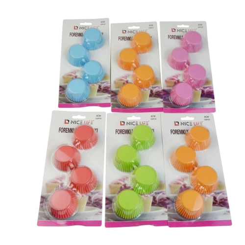 Papierowe foremki do muffinek 100 szt